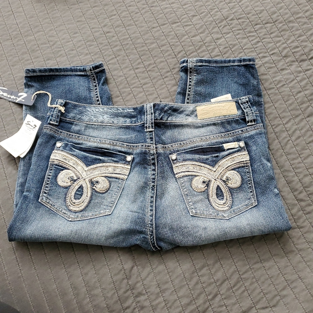 Seven7 Capri Jeans NWT Sz 12